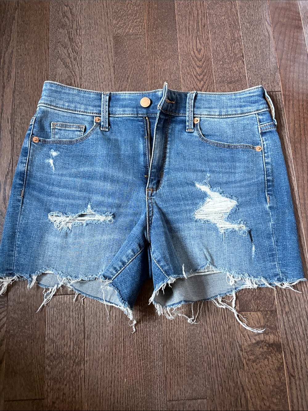 Universal Thread Distressed Blue Denim Cutoff Shorts